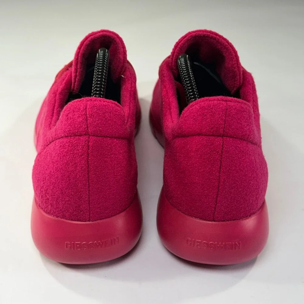 NEW Giesswein Merino Runner Sneakers Womens 42 Pink Wool Lightweight Minimalist